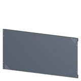 SIVACON, mounting plate, mounting with bracket, perforated, H: 600 mm, W: 1200 mm, zinc-plated The