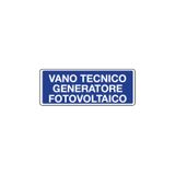 Adhesive forex tag Vano tecnico generatore fotovoltaico
