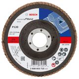 X431 flap disc, Standard for Metal 115 mm, 22.23 mm, 120