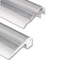 Step-on aluminum profile BF 68x25mm Whitey diffusion and silicone pads 2m