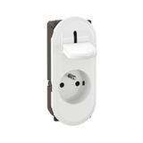2P+E EASY HANDLE SOCKET WHITE