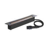 DASAR® 600, recessed floor light, 18W, 3000K, IP65/IP67, square, stainless steel