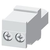 replacement control connector for 3RF20/21/22/23/24 screw-type connection system color gray identifying marking A1 A2 Simple,