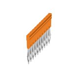 Bridge jumper 4 mm², 10-way, spring clamp