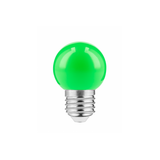 LED Bulb E27, B45, 1 W, 50 lm, AC220-240V, 270°, green