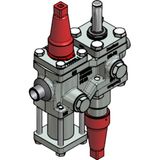 Valve station, ICF 15-4-9, 20 mm, Connection standard: EN 10220