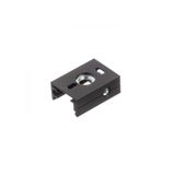 EUTRAC track clamp for 3-circuit tracks black