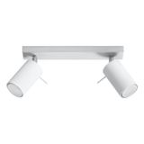 CEILING LAMP RING 2 WHITE GU10 2X40W IP20