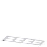 Roof plate for module inserts IP54, D: 400mm W: 1100mm