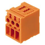 Printed circuit board terminals, 6.35 mm, Number of poles: 2, 90°, Solder pin length (l): 3.5 mm, tinned, black, TOP connection, Clamping range, max. : 6 mm², Box