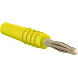 2 mm plug, solder connection, 0.5 mm², yellow, 22.2618-24