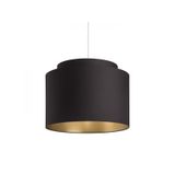 DOUBLE 40/30 shade Polycotton black/white PVC max. 23W