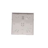 Triple illuminated contact push button, (module), 10AX, quick connection, white