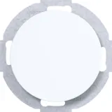 Blind closure with center piece R.Classic polar white, glossy