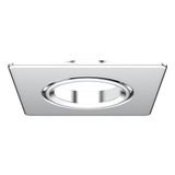 EXUMA SQUARE TILTABLE BEZEL CHROME