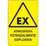 Rectangular danger sign - 500 x 660 mm