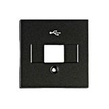 USB coupler cover, black