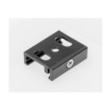 Ceiling mounting for 3-phase track, kit, black