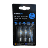 Incandescent Candle Bulb 3W E10 C6 16V Clear