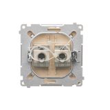 Touch panel 3 modules, Modul 1: 2 vertical touch fields, Module 2: 4 touch fields, Module 3: 4 touch fields, Fixing: horizontal, White pearl