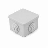 Watertight Junction Box (Press-on Lid) WHITE 80X80 IP54