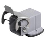 Housing industry connectors, Bulkhead housing, Side-locking clamp on l