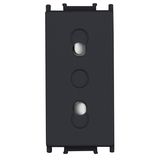 Socket without ground 1M, black