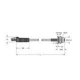 Industrial Ethernet Cable Extension Cable   RJ45S FKSD 841-0.5M