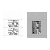 PVC adhesive tag, 70X20mm, green color, for SmartPrint-Plus