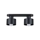 CEILING LAMP SAVAR 2 BLACK E27 2X60 IP20