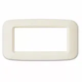 YES MOULDED FR.PLATE 4M.BLANC WHITE