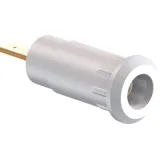 2 mm socket, flat plug connection, mounting Ø 8.3 mm, CAT III, white, 65.9099-29