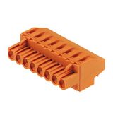 PCB plug-in connector, female plug, 5.08 mm, Number of poles: 8, 270°, Clamping yoke connection, Clamping range, max. : 3.31 mm², Box