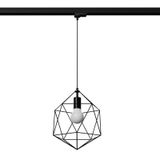 HANGING LAMP 3 PHASE GASPARE BLACK E27 4000K 7.5W 690LM