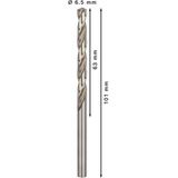 Metal drill bits HSS-G, DIN 338 6,5 x 63 x 101 mm 10 pcs.
