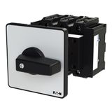 P3 Main switch, 80 A,Rear mounting, 3 pole, Form Z, Black, Door coupli