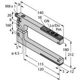 Photoelectric Sensor Bifurcated Retroreflective Sensor   SLM180P6Q