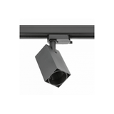 Track luminaire 1-phase LIMA, GU10 Bulb, max. 20 W, AC220-240V, IP20, square, black