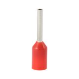 Single insulated sleeve terminal HI 0.5/8-jun, red, Al/Cu