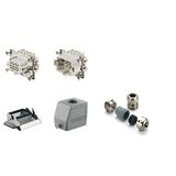 RockStar® HDC kits-Heavy-duty connectors, Kit, HE, Size: 3, Poles: 6, Screw connection, 500 V, 24 A, diecast aluminium, PG 16