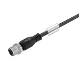 Sensor/actuator line, One end without connector, M12, Number of poles : 12, 5 m, pin, straight, Shielded: No, LED: No, Sheath material: PUR, Halogen: No