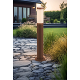 PALETTO LED BAMBOO 800MM CORTEN