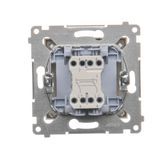 Quadruple frame for plasterboard boxes, Silver matt, metalic