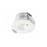 Emergency LED luminaire OMAHA, 3 W, 300 lm, 6400K, AC220-240V, IP20, 3 hours, single-mode, TEST button