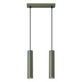 HANGING LAMP LAGOS 2 OLIVE GREEN 2XGU10