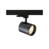 IRIS 7 for 3-circuit tracks black 230V LED 10W 24° 3000K
