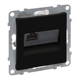 RJ45 SOCKET CAT6A STP BLACK