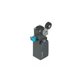 Position switch with roller lever and reset device