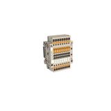 Test-disconnect terminal, PUSH IN, dark beige, 2.5 mm², 20 A, 500 V, N