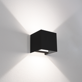 APPLIQUE LED UP&DOWN QUADRATO NERO